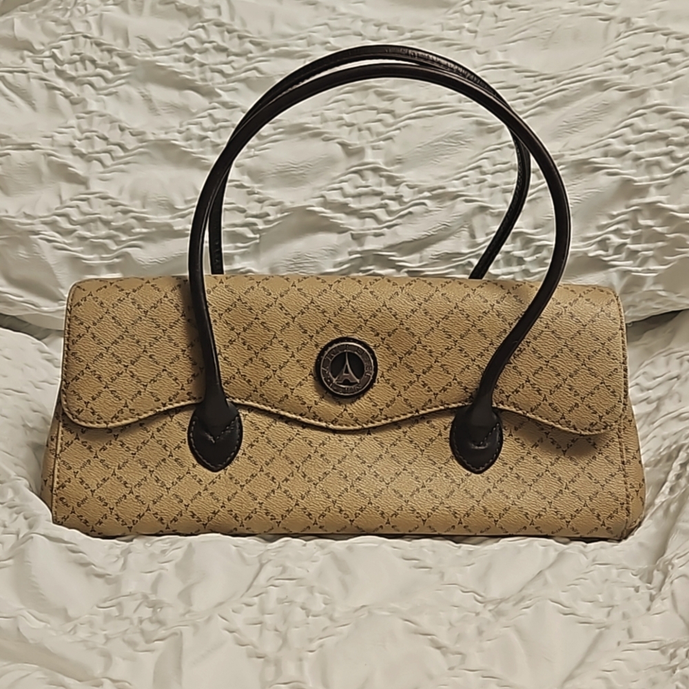 La Tour Eiffel 1887 Satchel Handbag Brown/tan